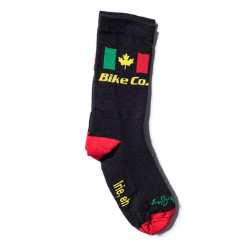 Bike Co RASTA FLAG logo socks