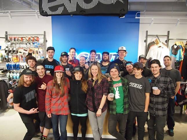 Giant Bicycle, Whistler Bike Co partnership - Staff photo