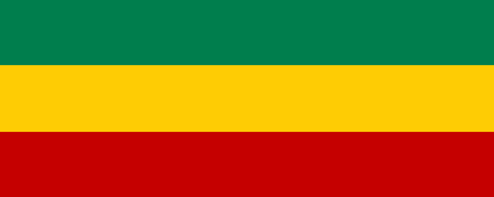 Rasta colours banner