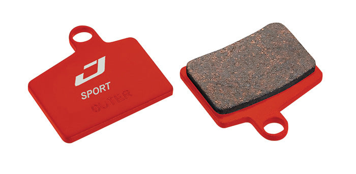Jagwire Red Zone Comp disc brake pads,  Hayes Stroker Ryde