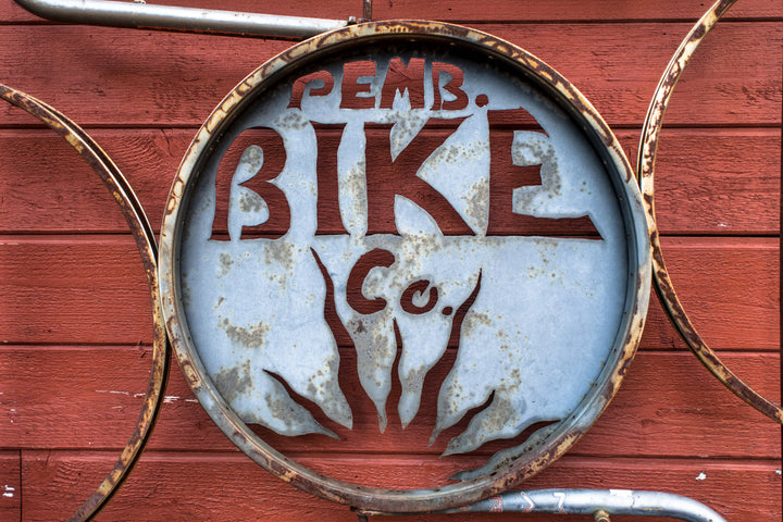 Pemberton Bike Co. Welding Art
