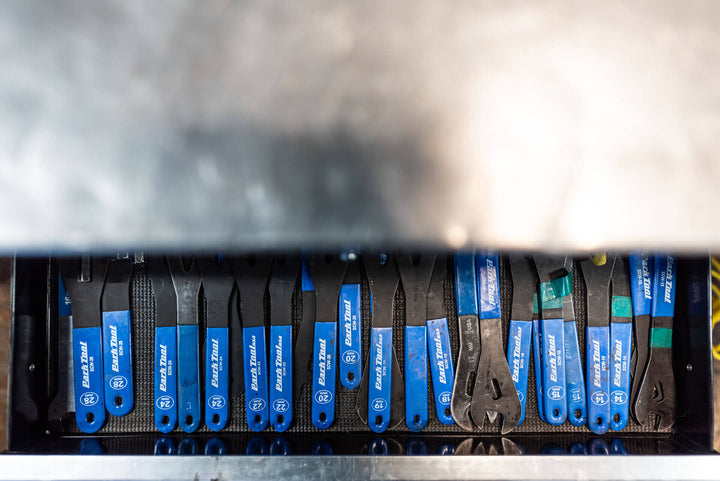 Park Tool bicycle specific maintenance tools. 